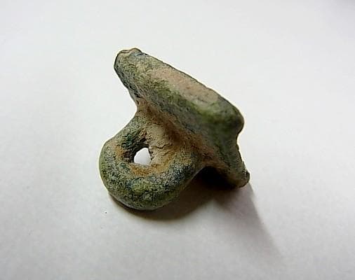 ★Q1323★古代品 （04）青銅　ブロンズ製　印章　オリエント出土