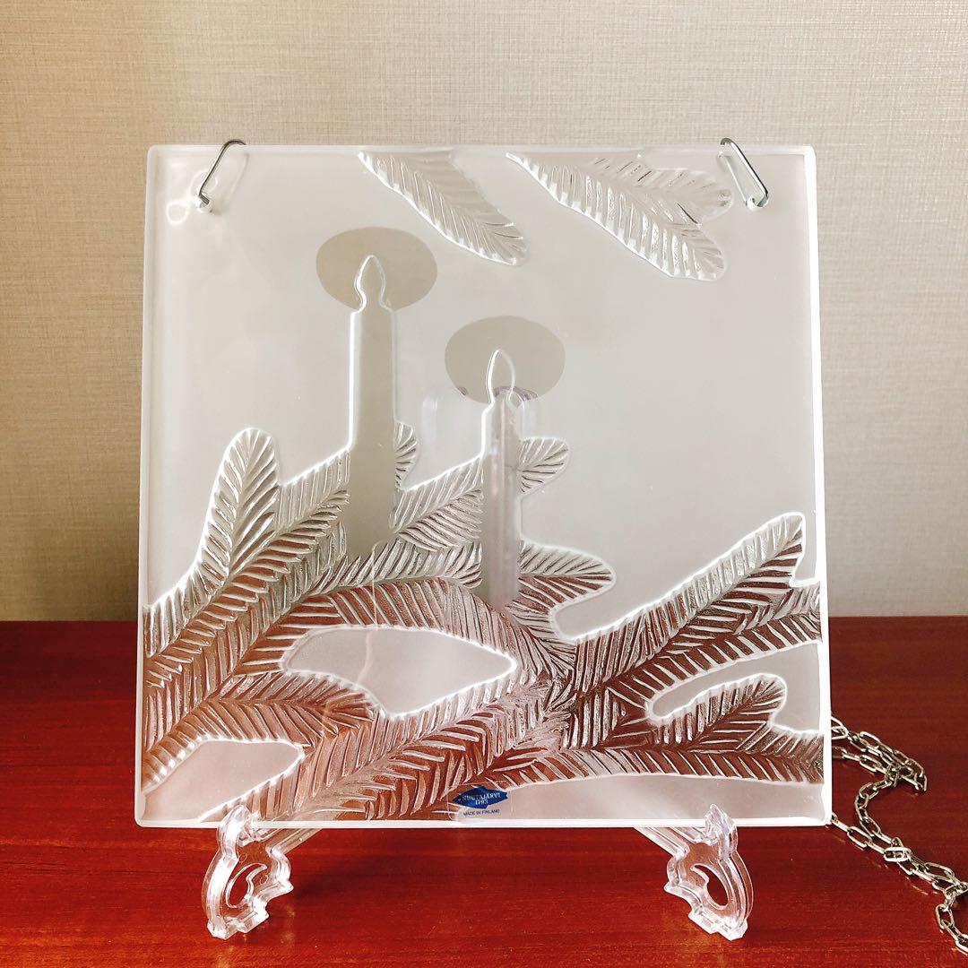 Nuutajarvi(ヌータヤルヴィ)　Lasiriippu　ガラスペンダント