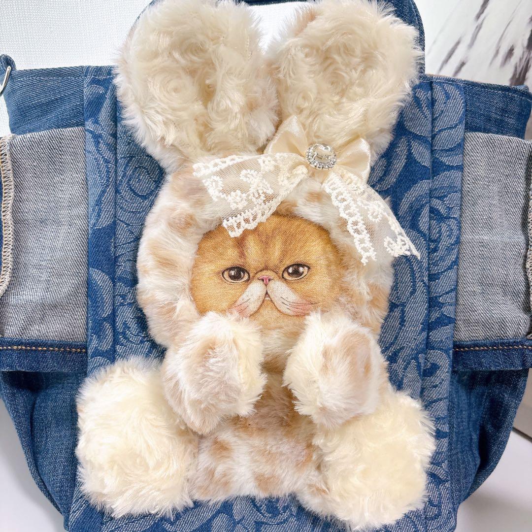 ね*】様 コヤンイサムチョン　トートバッグ　ふわふわくむちゃん　ハンドメイド