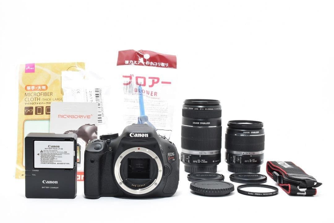 ショット数少✨超美品✨Canon EOS KissX5✨ダブルレンズ 手ブレ補正