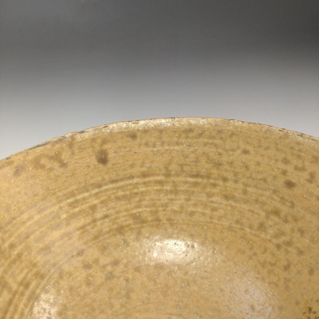 イ283 茶碗『菁光窯 利岡清光』『伊羅保茶碗　共箱』抹茶碗　茶道具