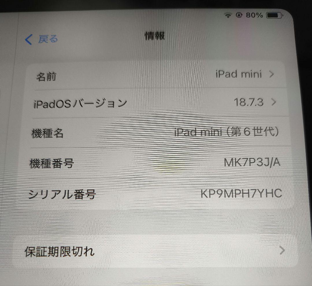 【美品・付属品新品】iPad mini 第6世代 64GB スターライト