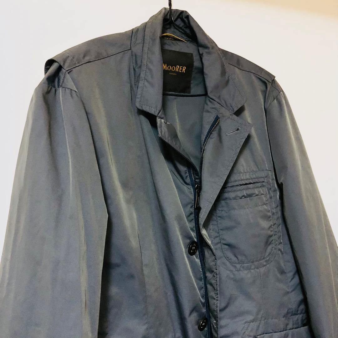 MOORER ムーレー ナイロンジャケット 52サイズ ZED-KM グレー