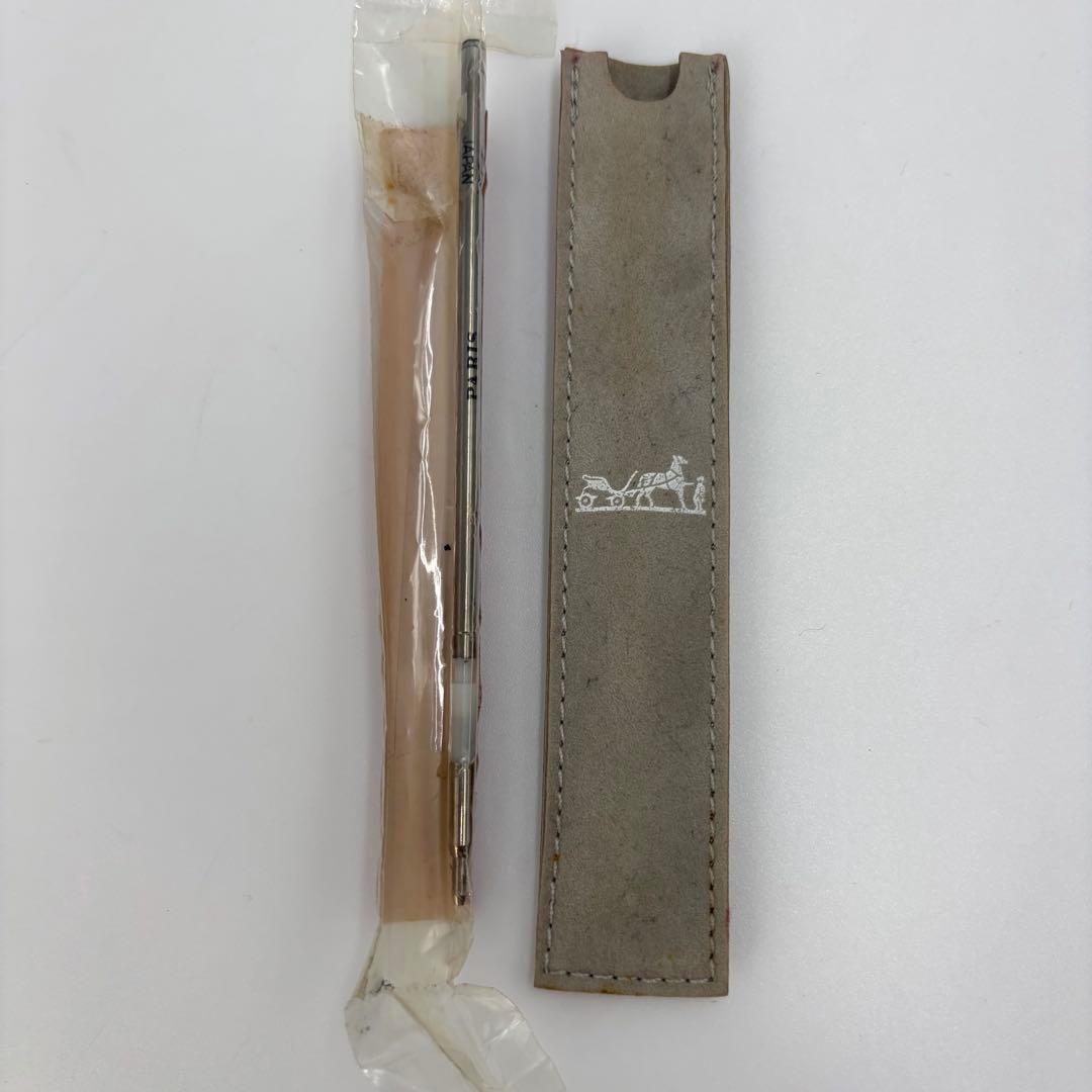 美品✨HERMES 手帳用チェーン付きシャープペンシル 替芯付 シルバー