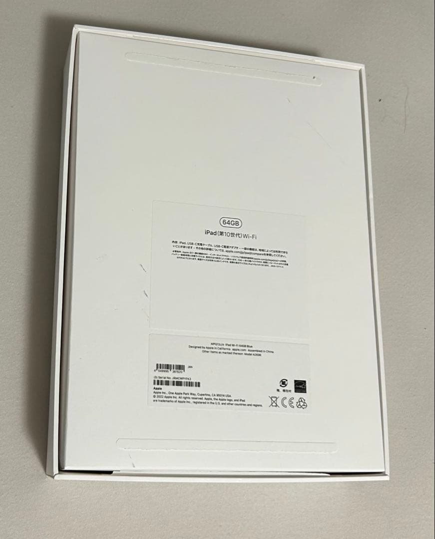 iPad 第10世代本体 ブルー