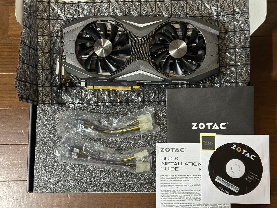 ZOTAC GeForce GTX 1070 8GB グラフィックボード　箱有り
