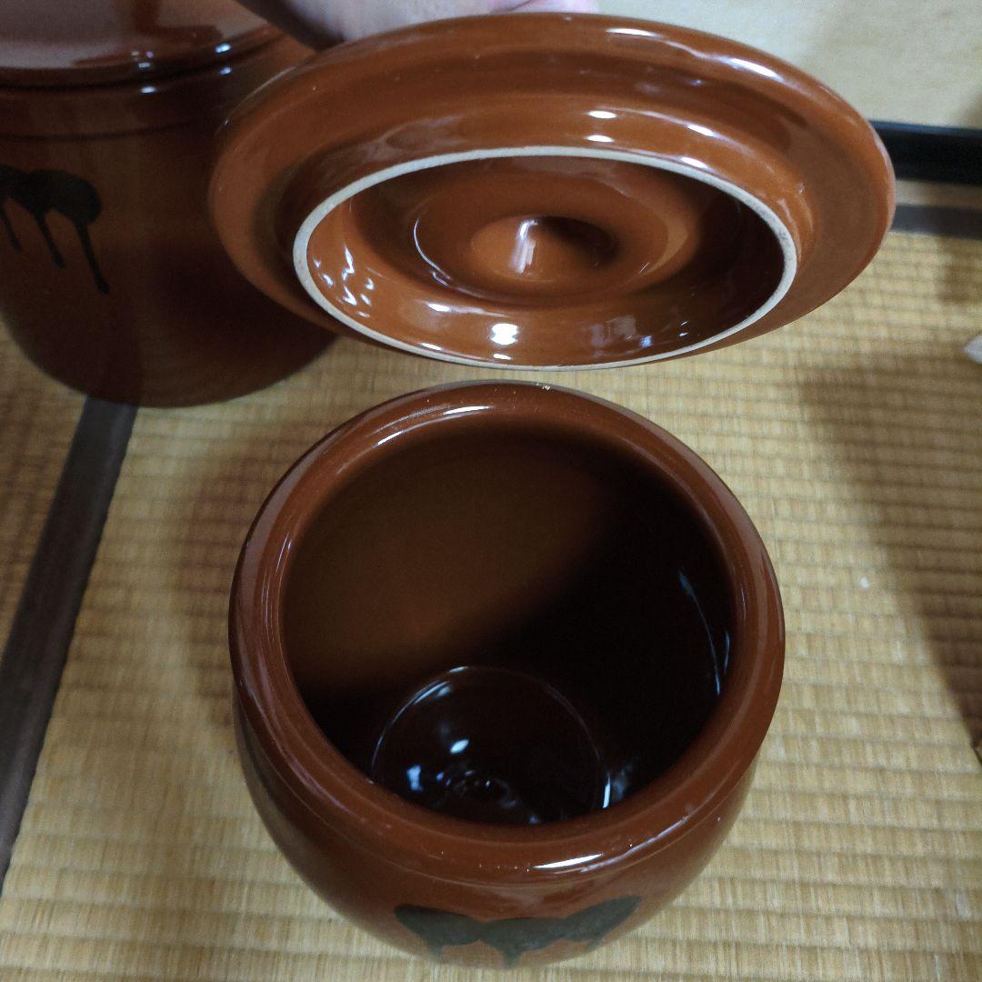 常滑焼 久松窯 甕 壺蓋付　2号、3号、4号、5号、8号 セット販売