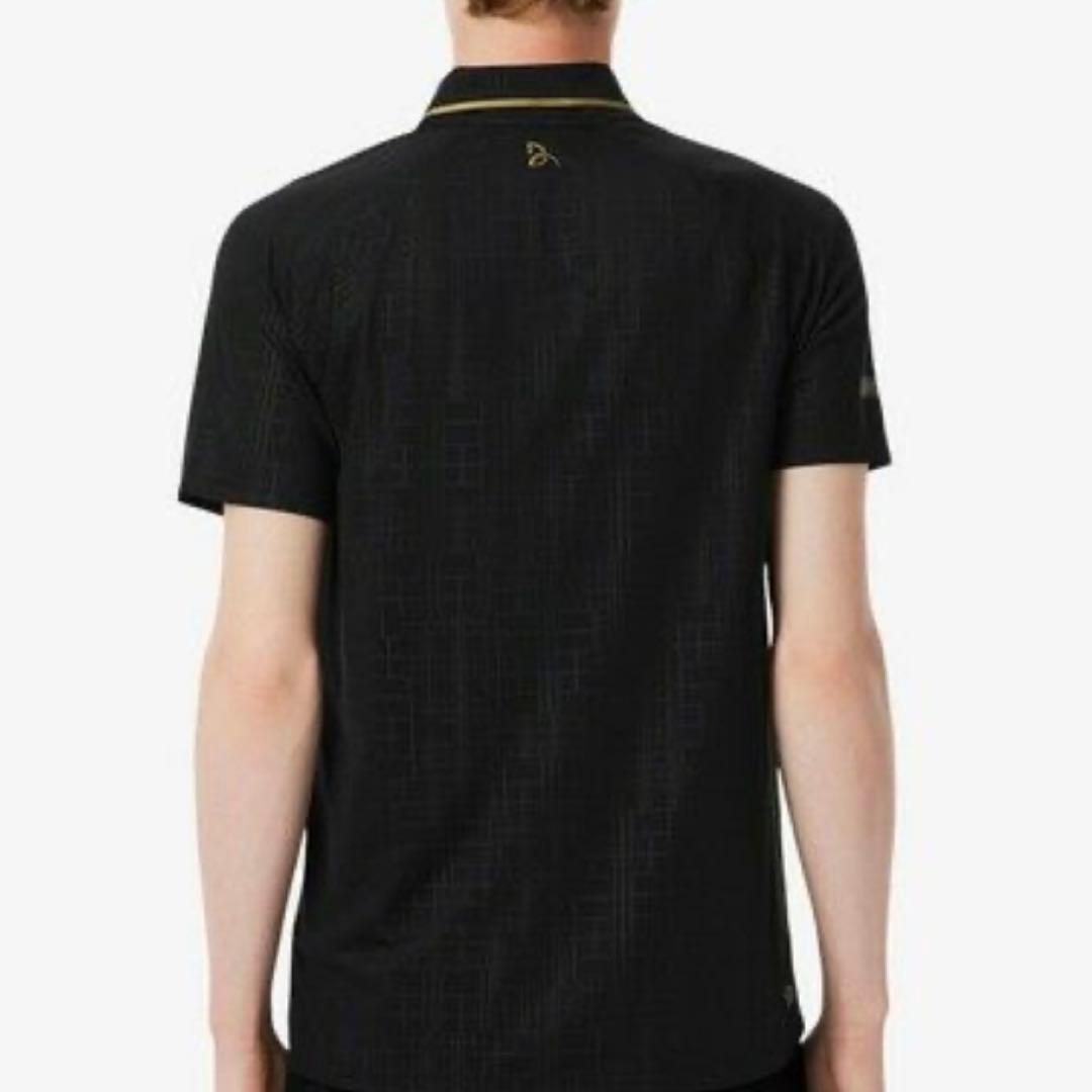 ラコステ ノバク ジョコビッチ テニスウェア ポロシャツ 新品 黒