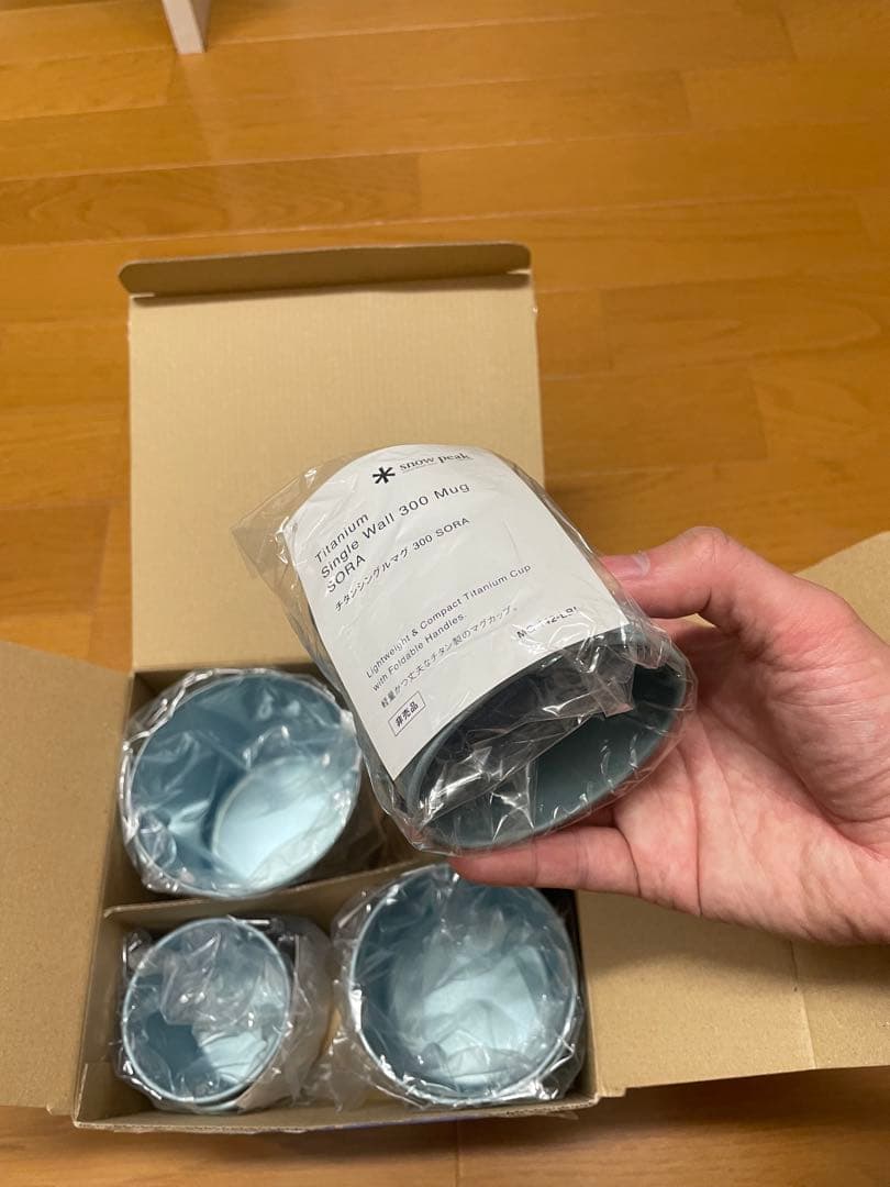 「新品未使用」Peak 限定品チタンシングルマグ 4点セット その②