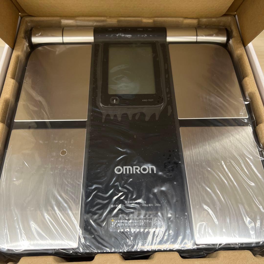 601367 オムロン 体重体組成計 カラダスキャン ブラック KRD-703T