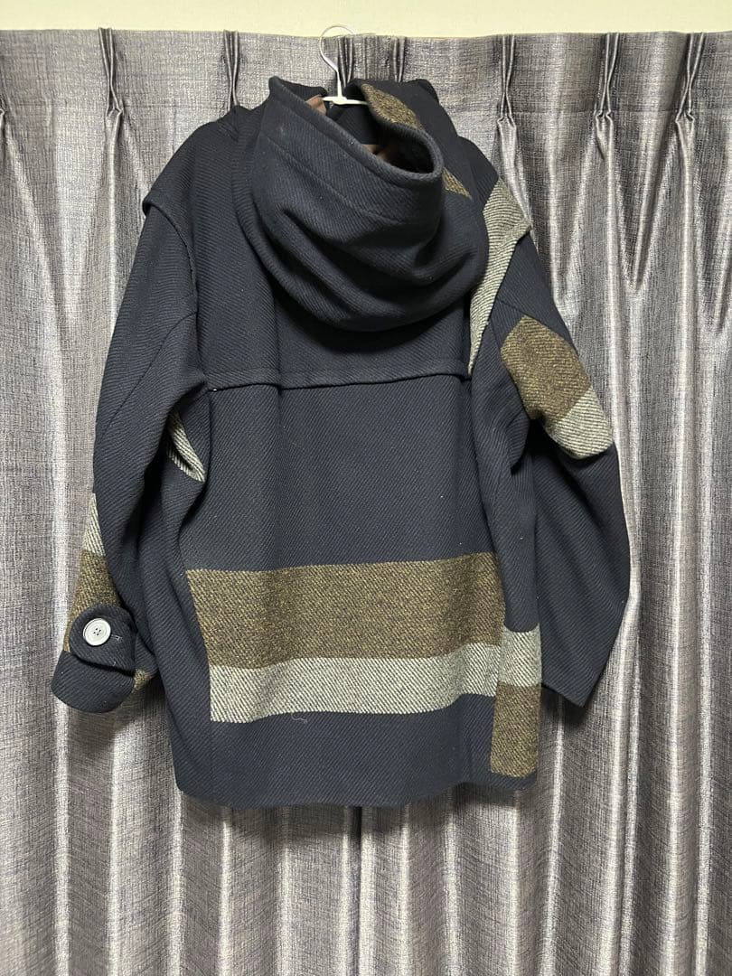 カラー　kolor ダッフルコート　18fw パッチワーク