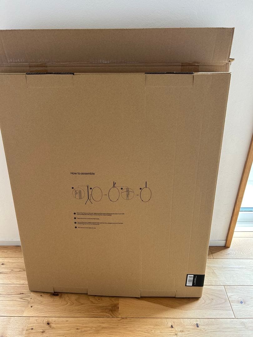 ムーベ　ウォールミラー　50センチ　ブラス　MOEBE