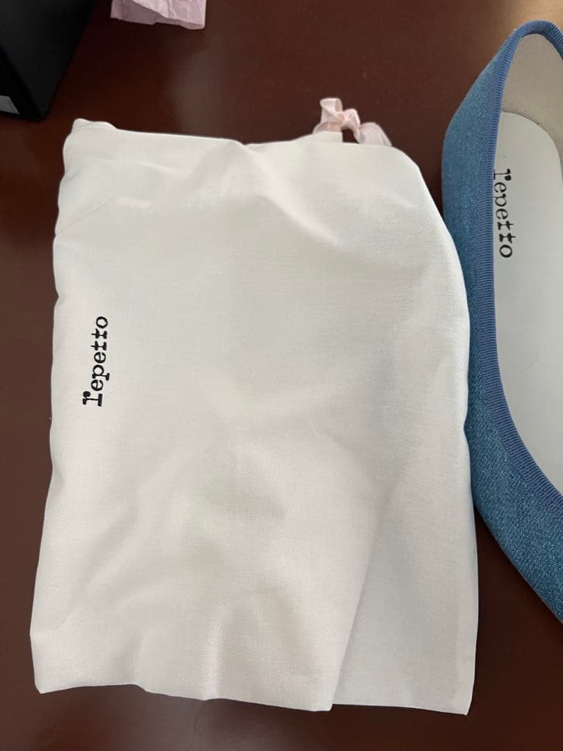 専用です！未使用⭐︎Repetto バレリーナシューズ 38.5 デニム