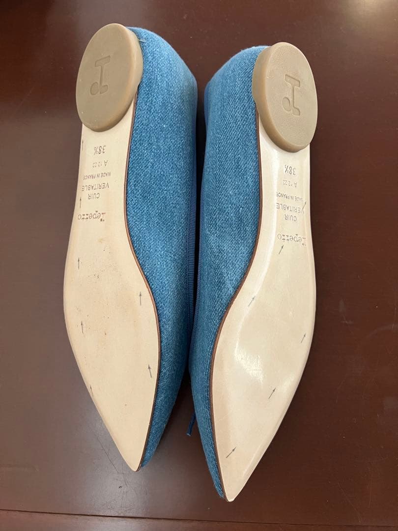 専用です！未使用⭐︎Repetto バレリーナシューズ 38.5 デニム