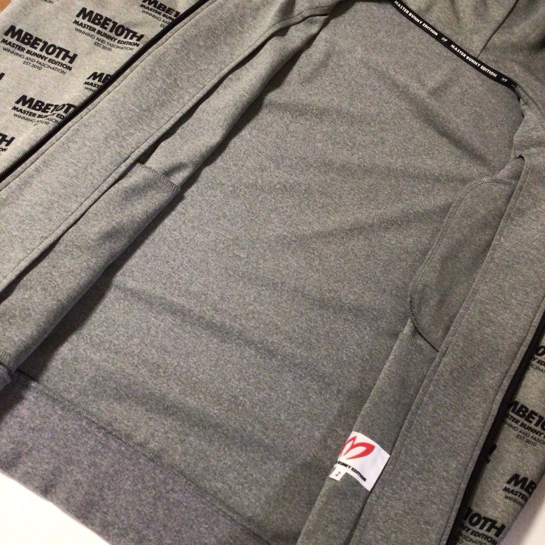 マスターバニーエディション MBE10TH ジップアップパーカー 灰 2