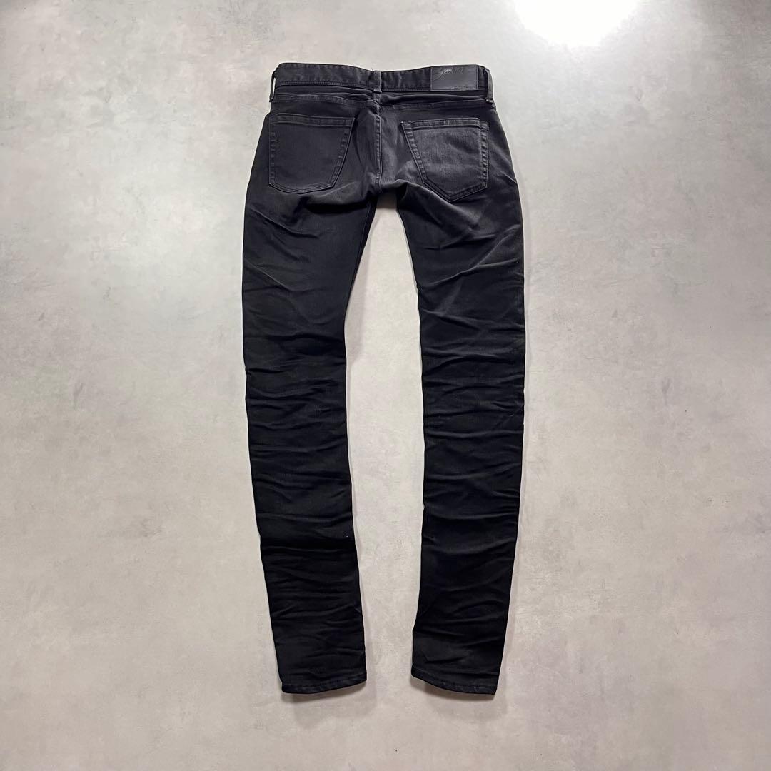 ◎Black by VANQUISH 皺加工 スキニー デニムパンツ Y2K