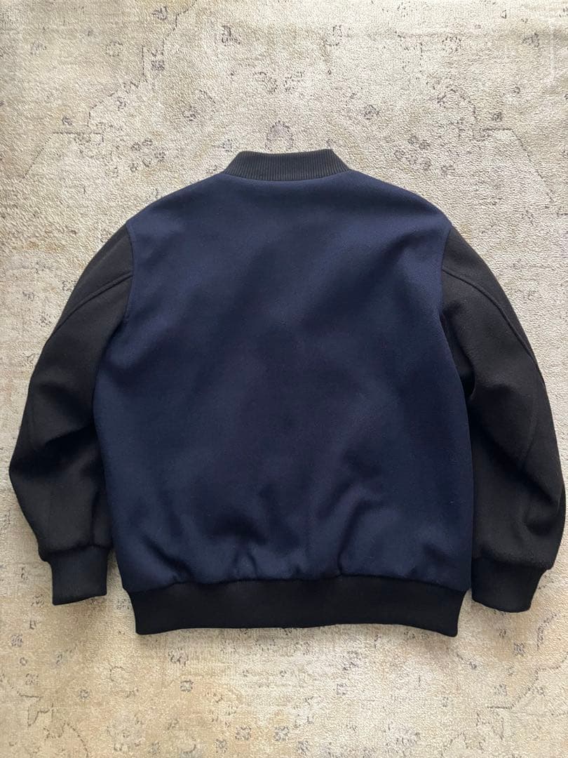 SKOOKUM スクーカム　スタジアムジャケット　ネイビー×ブラック　サイズM