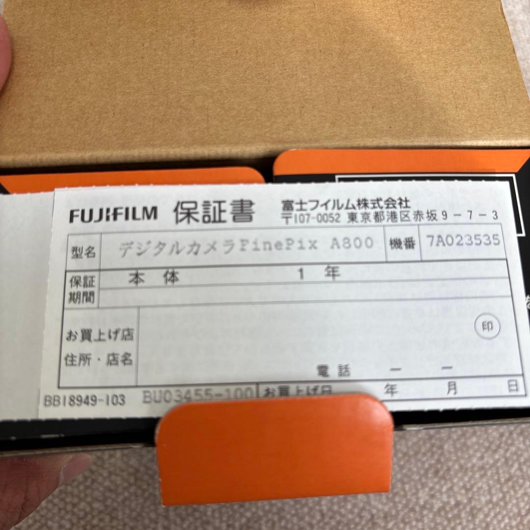 FUJIFILM FinePix A800 デジタルカメラ