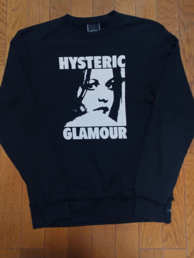 ヒステリックグラマー　スエット　トレーナー　90s　ビンテージ　ブラック　y2k