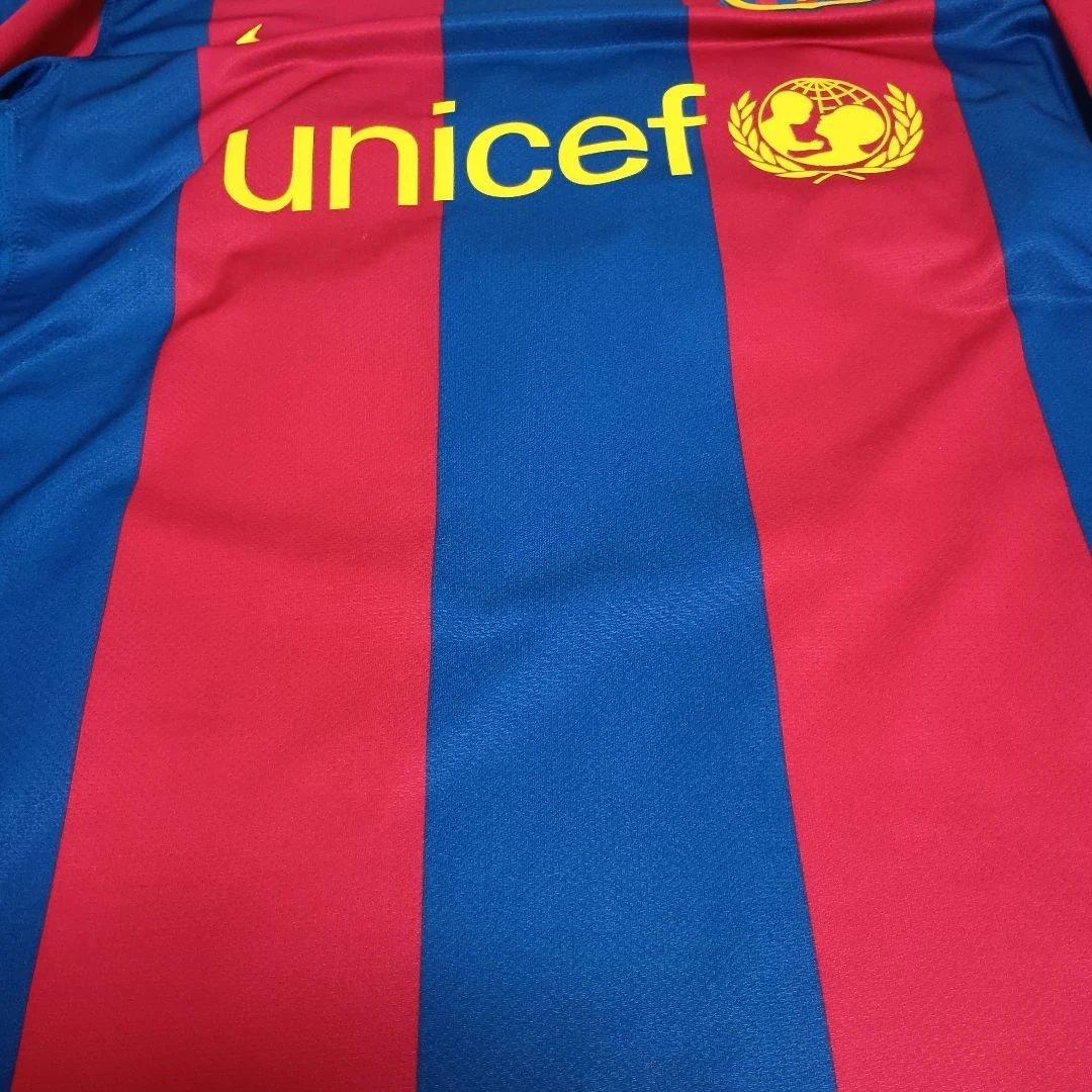 メッシ　バルセロナユニフォーム　リオネル・メッシバルサユニフォームナイキ製