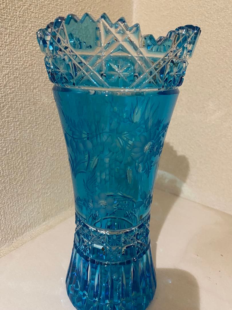 Meissen (マイセンクリスタル) マイセンフラワー　花瓶26cm 箱無し