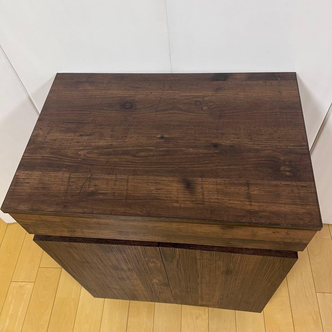 ヴィンテージ　サイドボード　リビングボード　キャビネット　幅60 コード穴