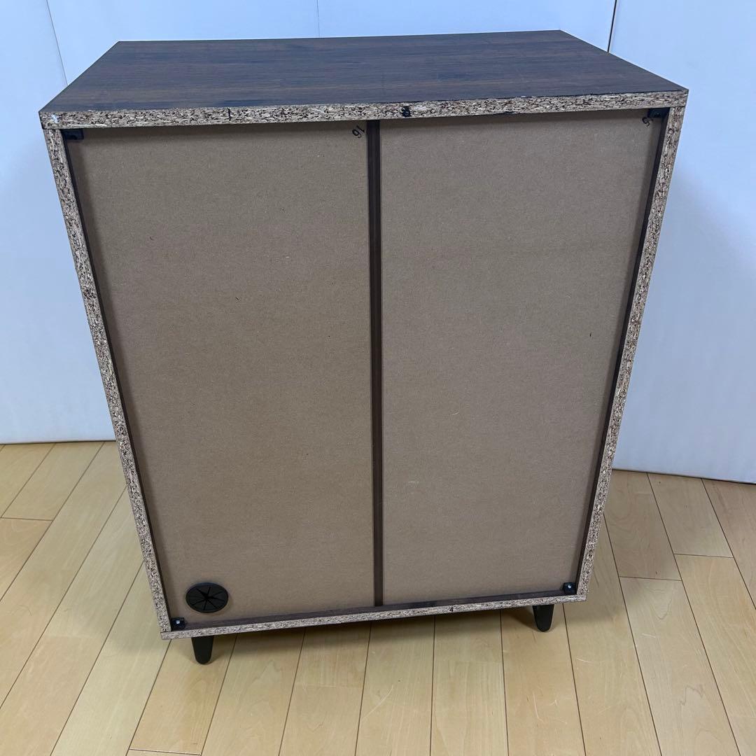 ヴィンテージ　サイドボード　リビングボード　キャビネット　幅60 コード穴