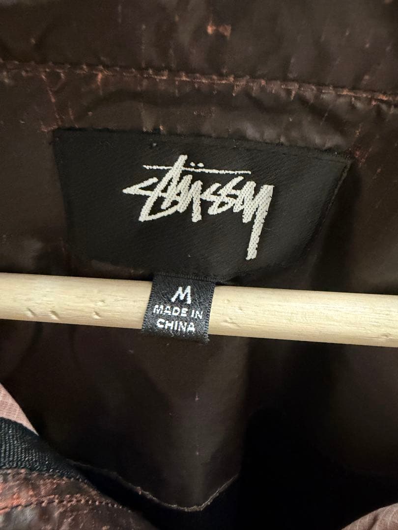ジャケット・アウター Stussy 24AW BEACH SHELL CRACKED RIPSTOP