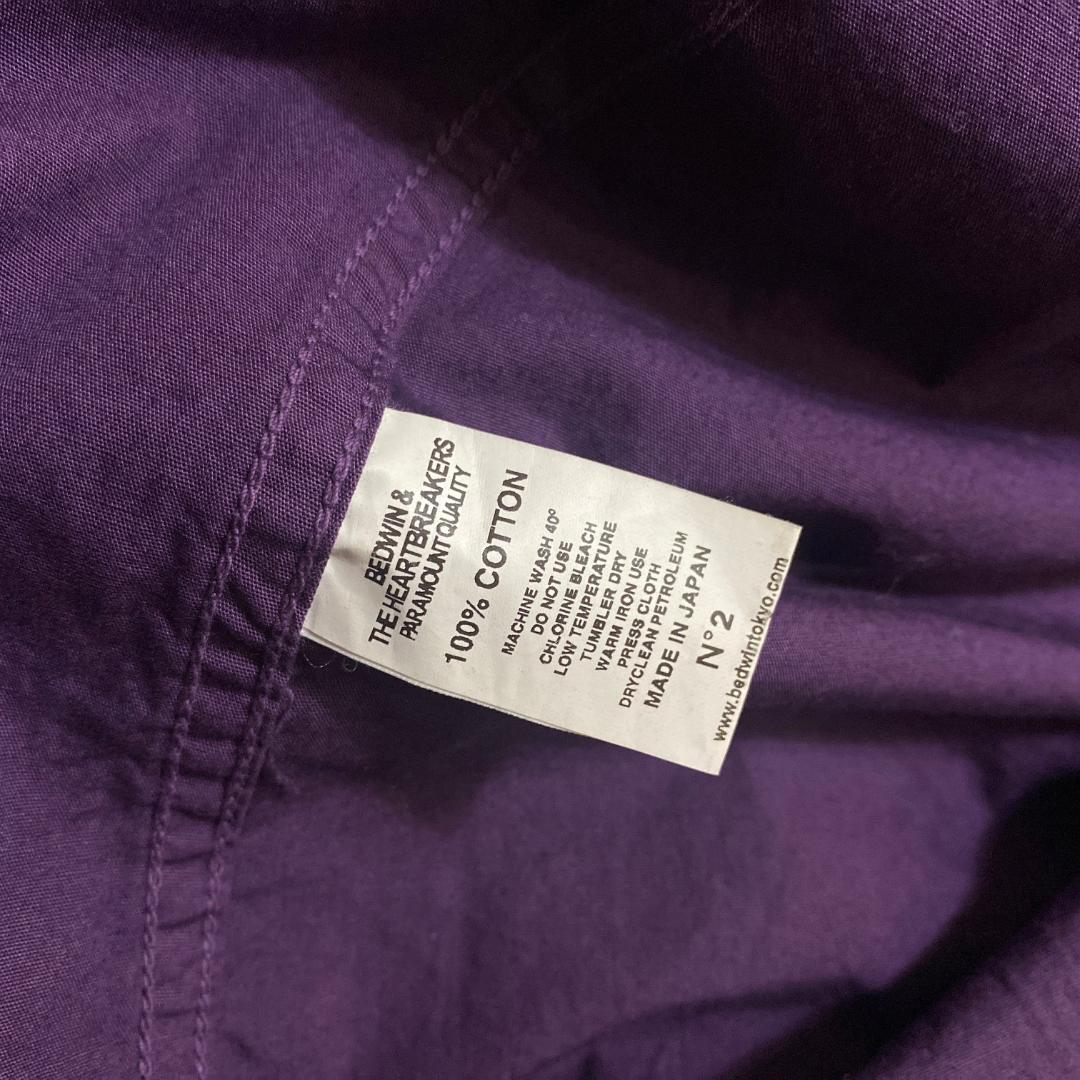 野村訓市さん着用 20AW BEDWIN M-65 モッズコート 2 パープル