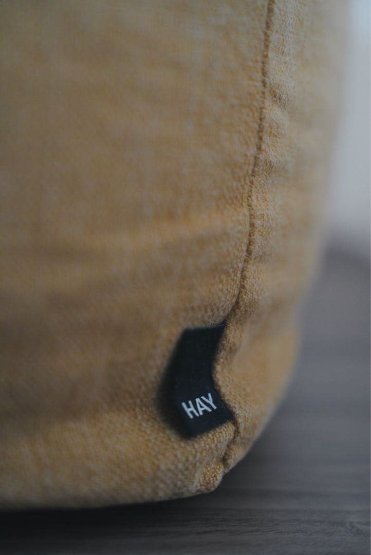 値下げ‼️【完売品】HAY POUF /マスタード