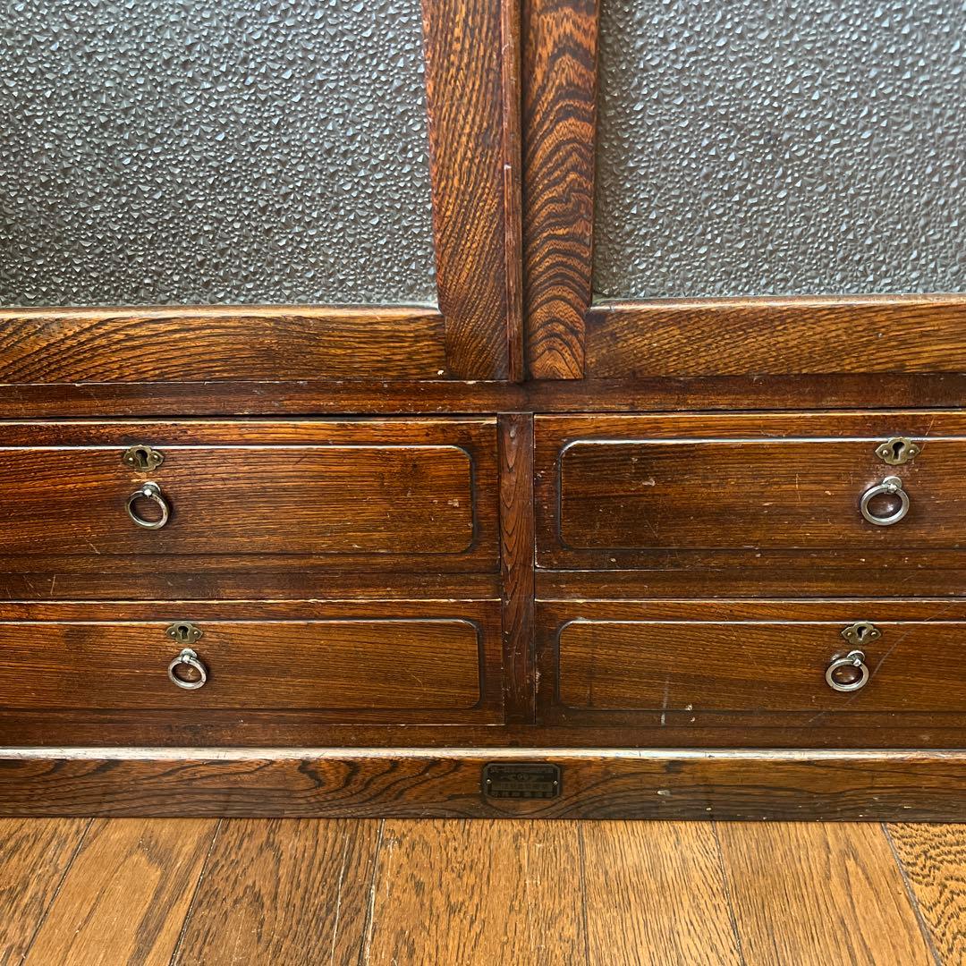 昭和レトロ 本棚 収納棚 当時物