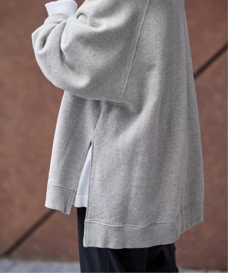 新品未使用 FRAMeWORKラグランポンチョスエット グレー