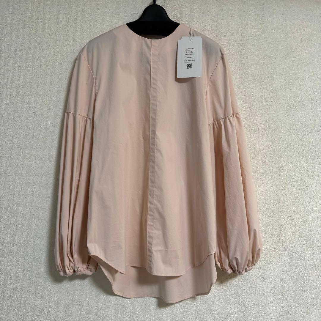 【新品未使用】ガーリッシュ　パプリカブラウス　ピンク