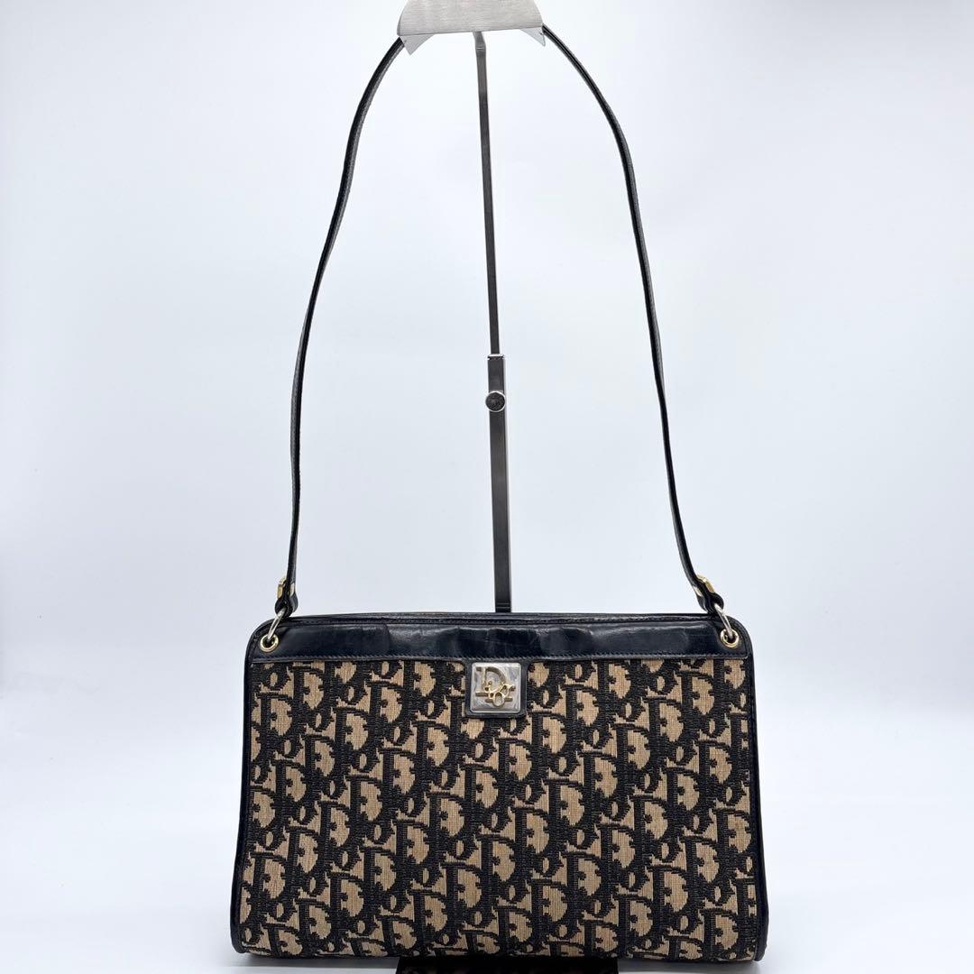 ディオール ショルダーバッグ トロッター 肩掛け レザー