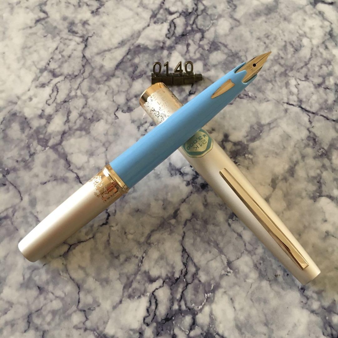 #0140 オーバーホール済み 万年筆 SAILOR ショート21k