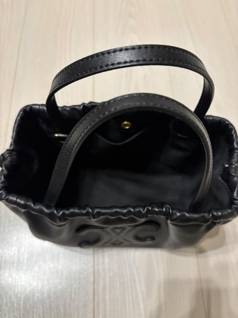 ブラック ミニバッグ 合成皮革