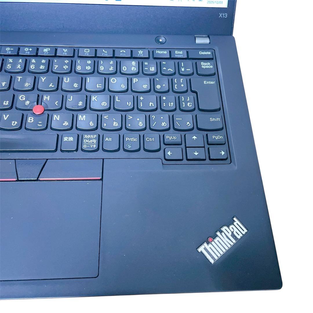 バッテリー良好Lenovo ThinkPad X13 Ryzen5 SSD