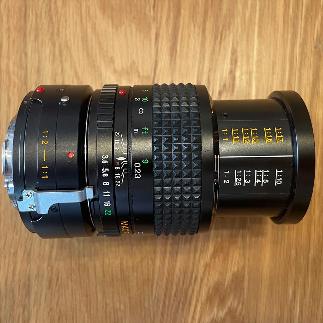 MINOLTA MD MACRO ROKKOR50mmF3.5（接写リング付）