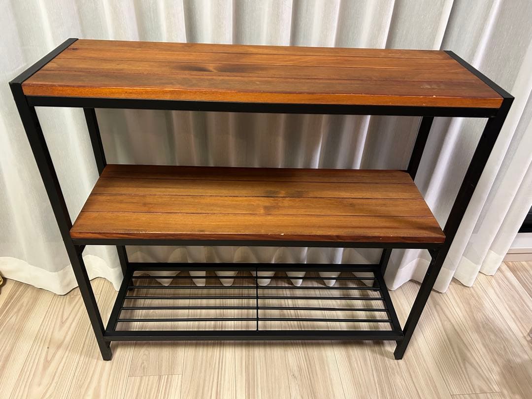 アイアン*ウッド ディスプレイラック 幅86cm×奥行28cm×高さ81cm