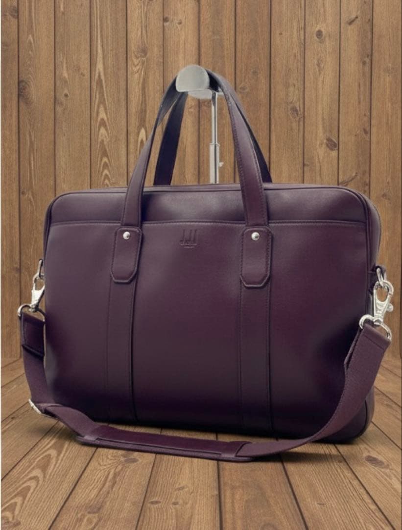 一発値下げ！！ダンヒル 2WAYブリーフケース ハムステッド ボルドー