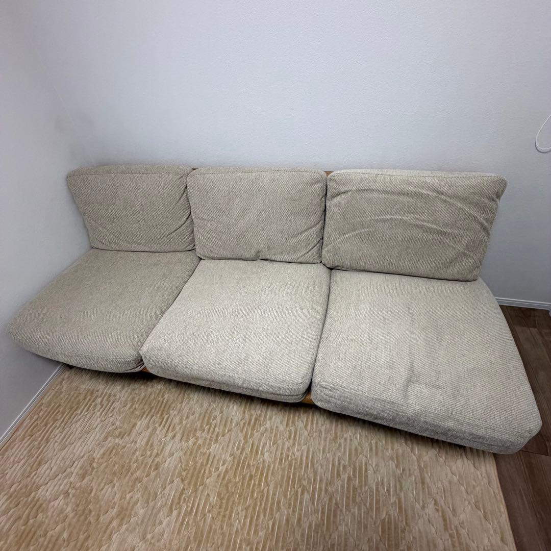 美品MOMO NATURAL [PICK UP] CLOUD SOFA | 3P