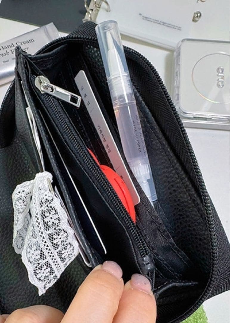 A7 貯金バインダー ウォレット ダイアリー パスポート 現金貯金 白