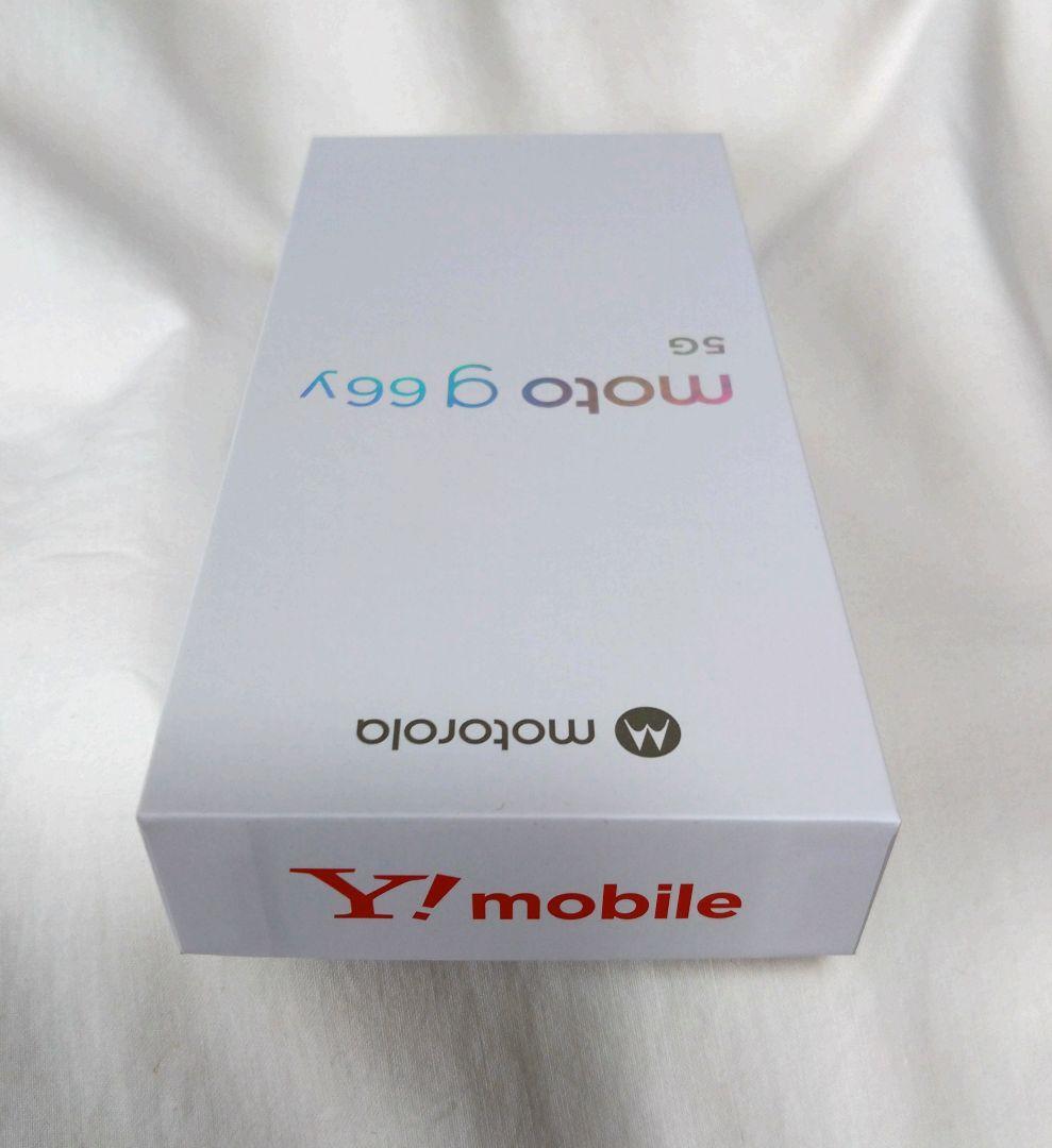 [新品未使用] moto g66y 5G ブラック ワイモバイル