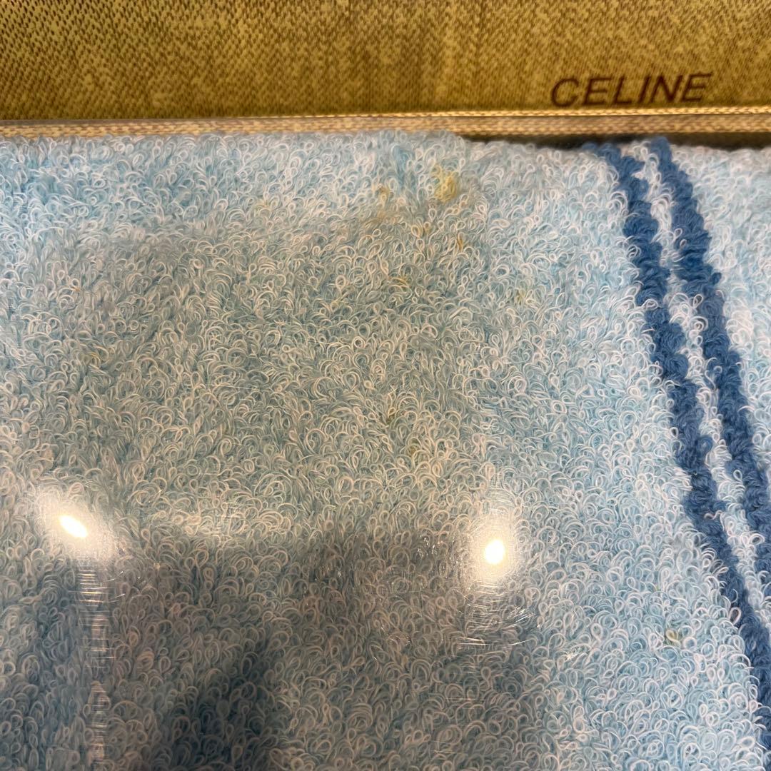 【新品・未使用】CELINE セリーヌ タオルケット タオル ピンク ブルー