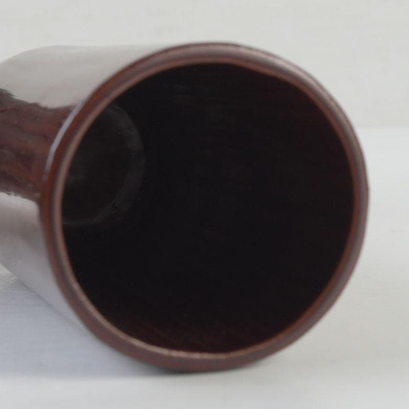 茶道具　竹峰造　古竹細工　鳳尾竹　掛花籠　竹籠　共箱　V　9784