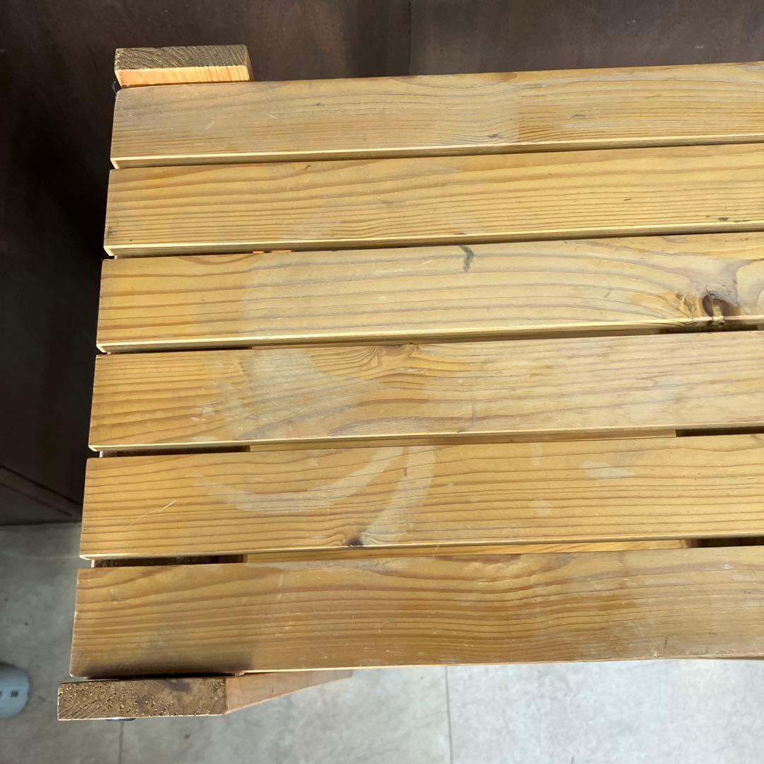 A-5 北欧レトロ 天然木 3段木製ラック ウッドシェルフ 飾り棚/多目的ラック