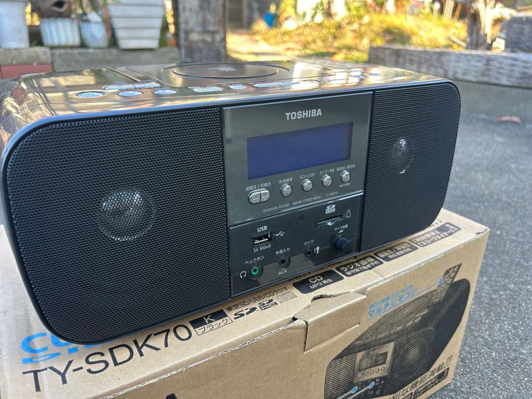 東芝CUTE BEAT「TY-SDK70(K) ブラック」