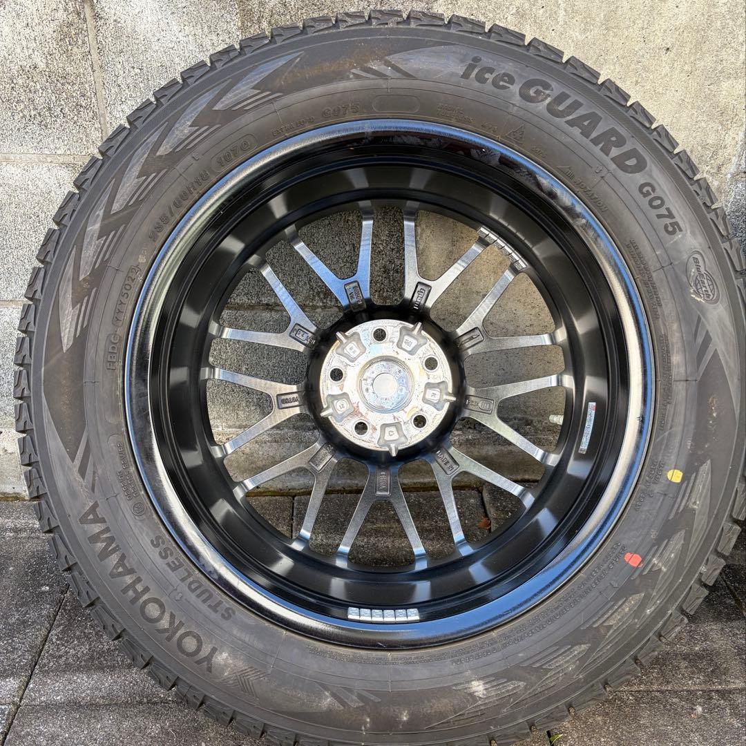 【美品】新型レクサスNX用　スタッドレス・ホイールセット 18インチ　TPMS付