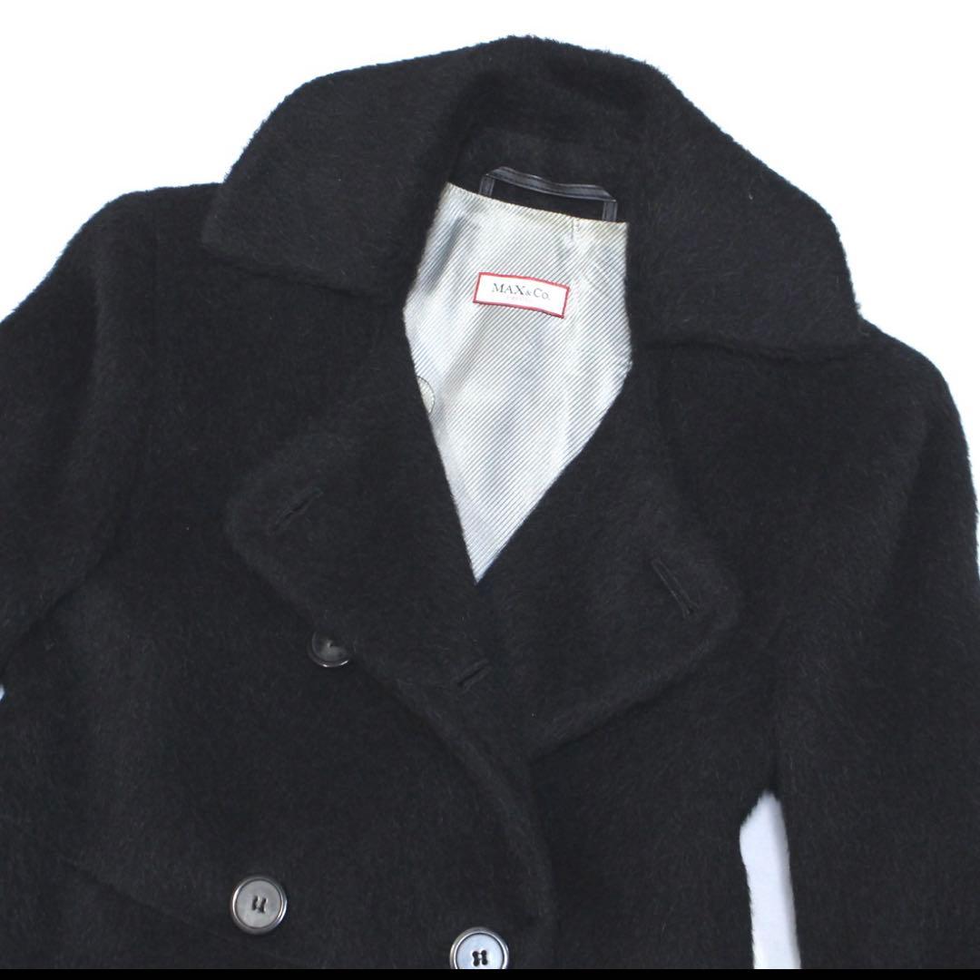 マックスマーラ　超美品　アルパカウールコート ダブルブレスト　38