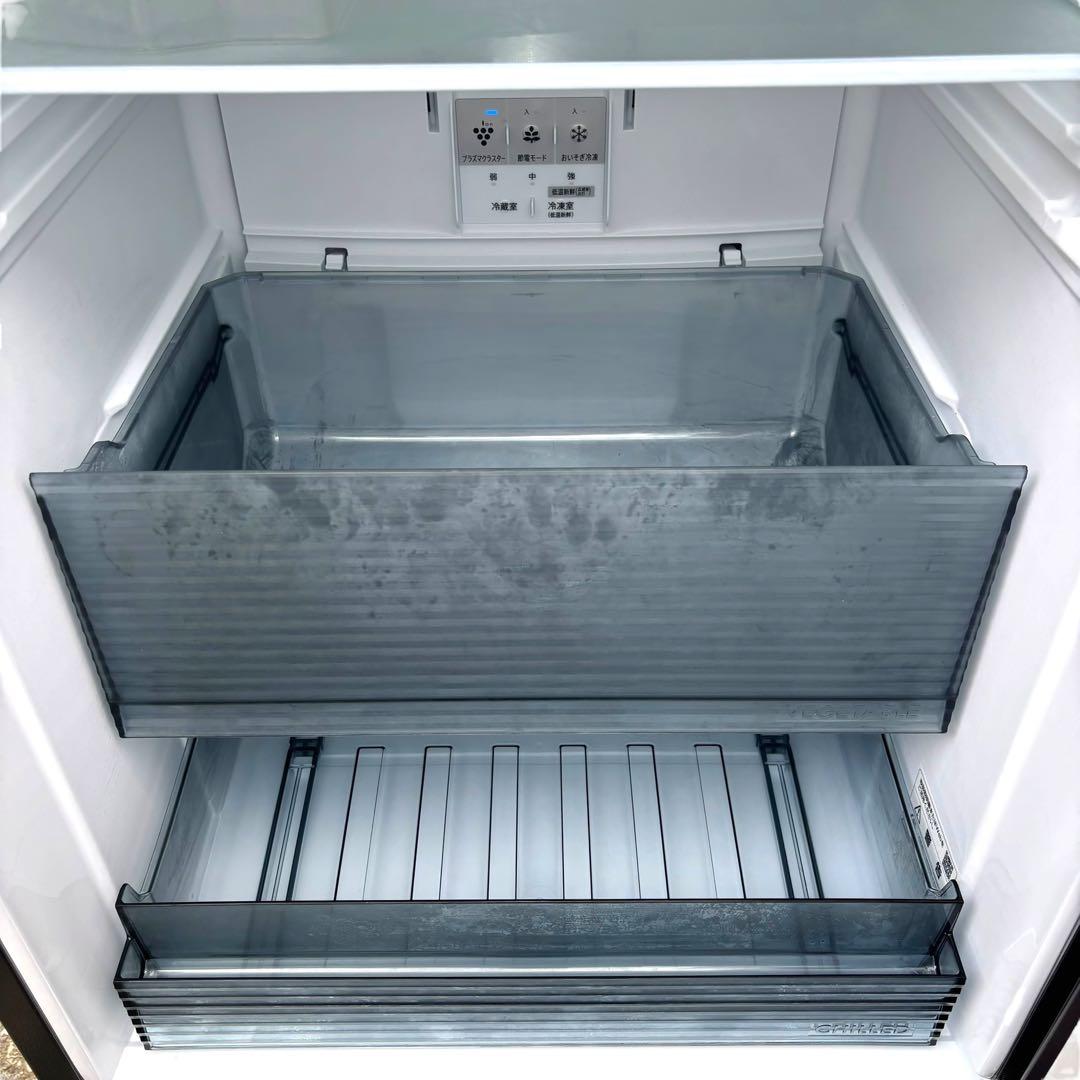 美品 2022年製 SHARP シャープ 冷蔵庫 メガフリーザー プラズマ